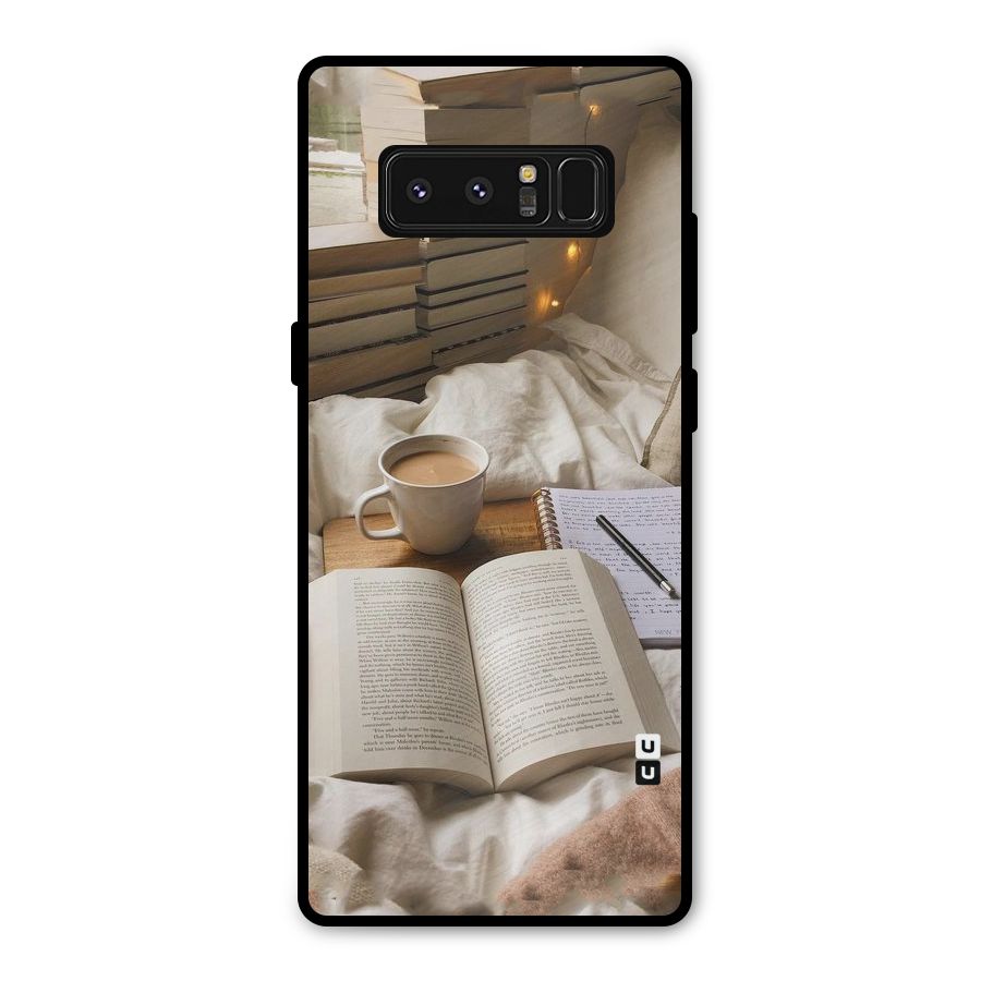 Coffee And Books Metal Back Case for Galaxy Note 8