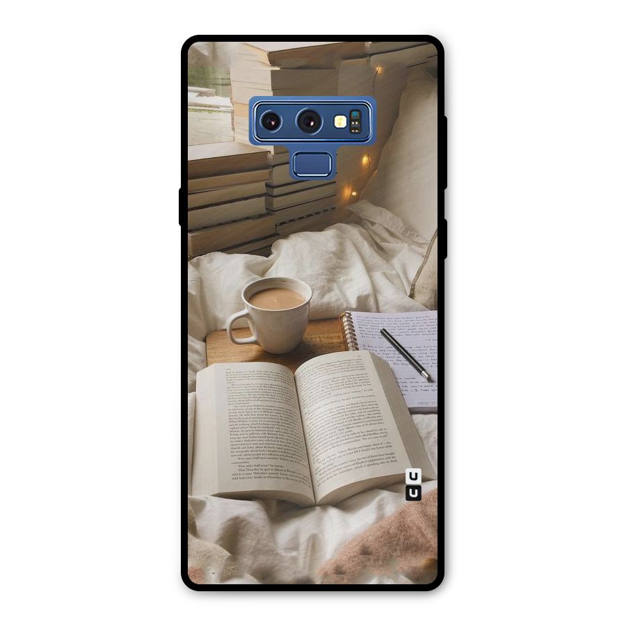 Coffee And Books Metal Back Case for Galaxy Note 9