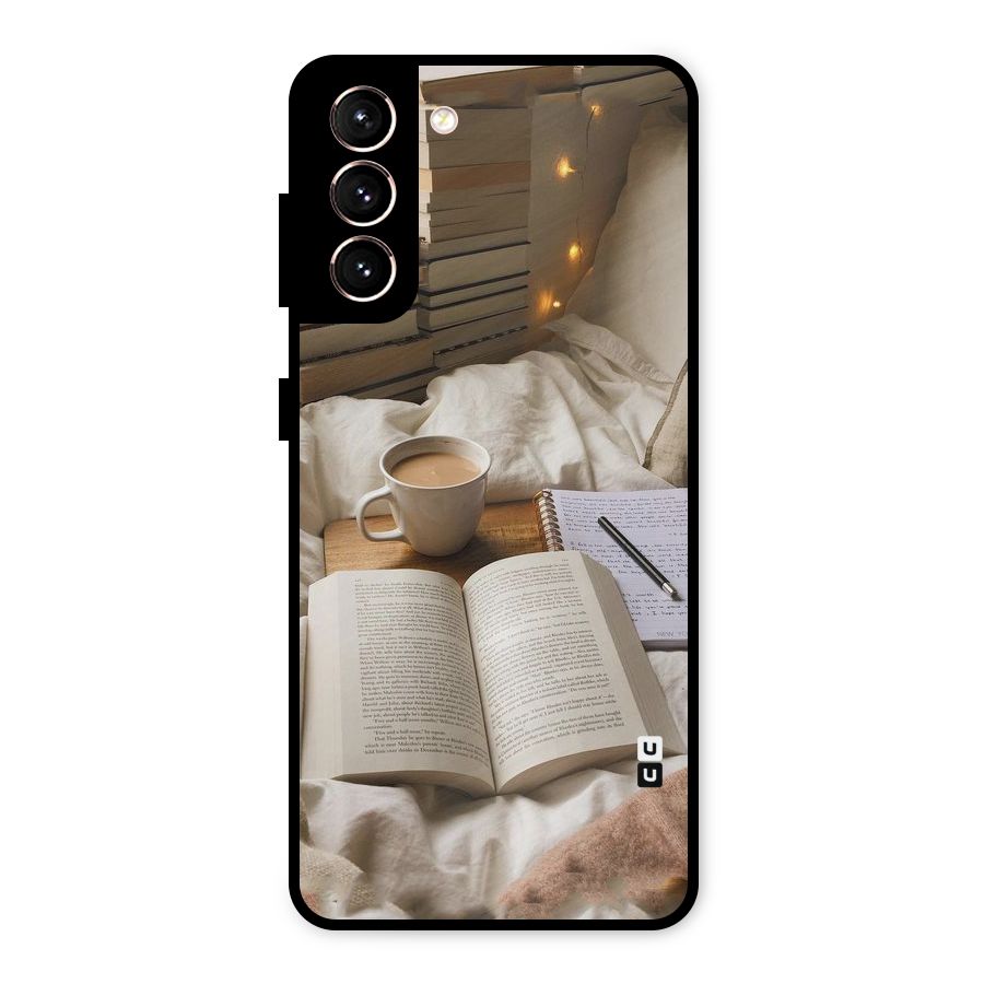 Coffee And Books Metal Back Case for Galaxy S21 5G