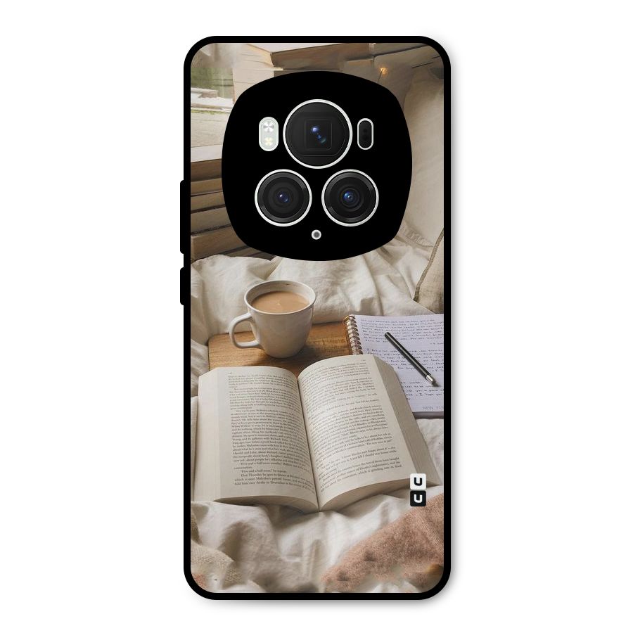 Coffee And Books Metal Back Case for Honor Magic6 Pro