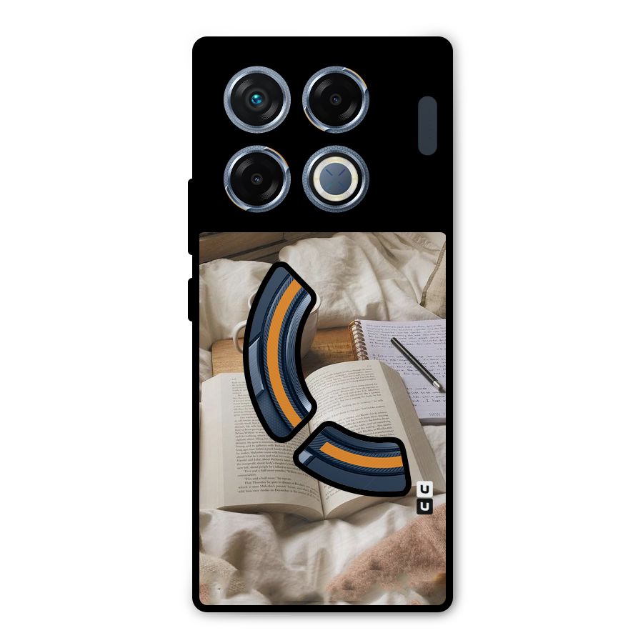 Coffee And Books Metal Back Case for Infinix GT 20 Pro