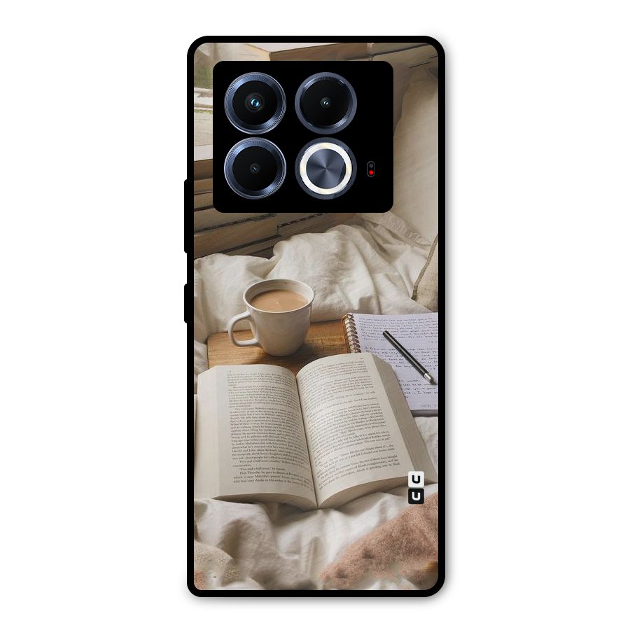 Coffee And Books Metal Back Case for Infinix Note 40 5G