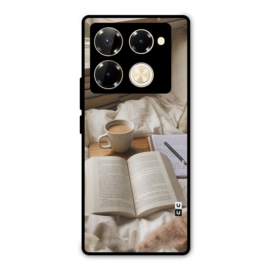 Coffee And Books Metal Back Case for Infinix Note 40 Pro Plus