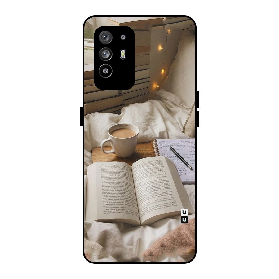 Coffee And Books Metal Back Case for Oppo F19 Pro Plus 5G