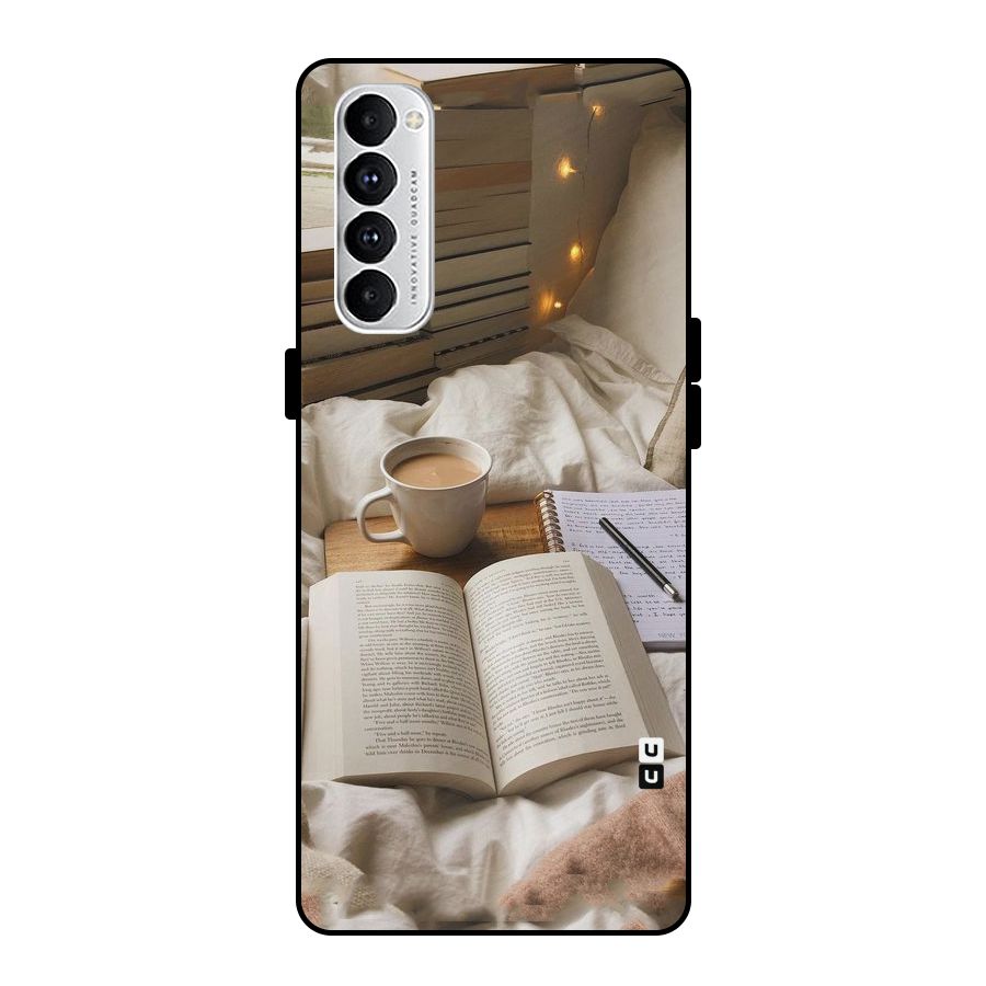 Coffee And Books Metal Back Case for Oppo Reno4 Pro