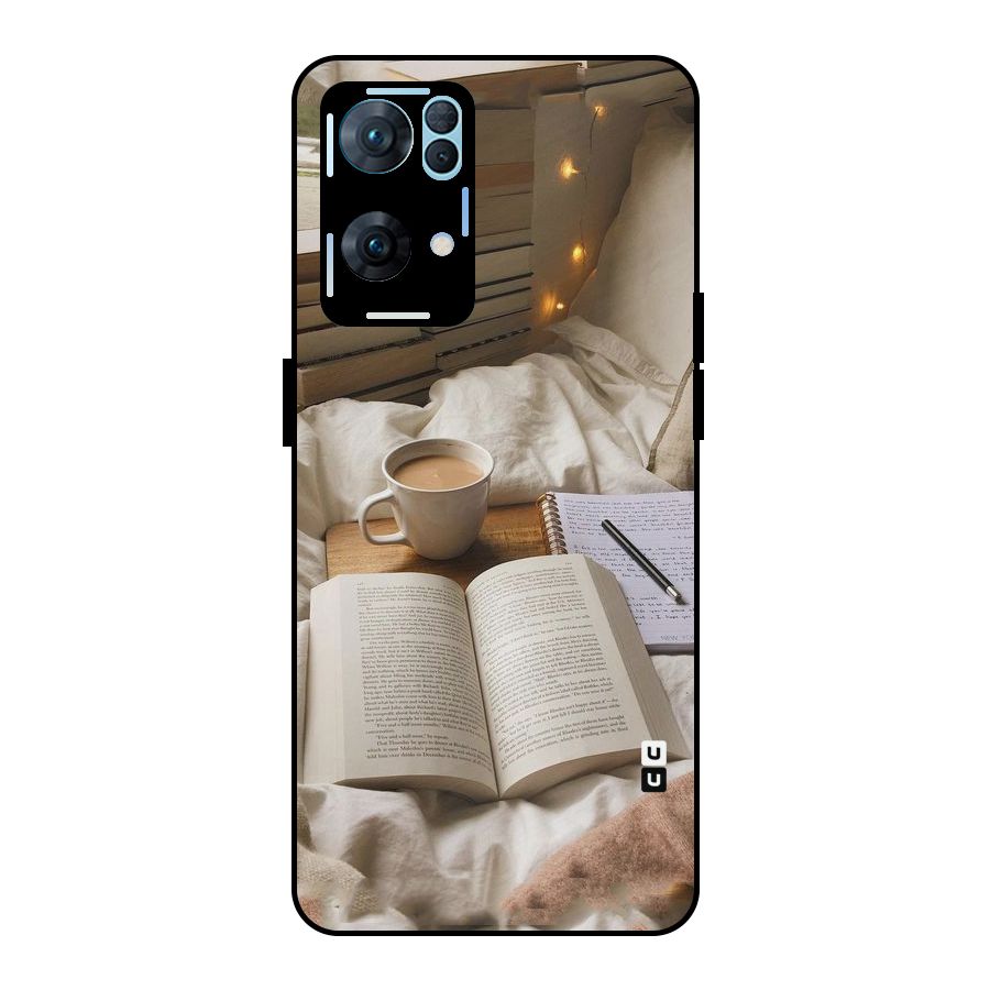 Coffee And Books Metal Back Case for Oppo Reno7 Pro 5G