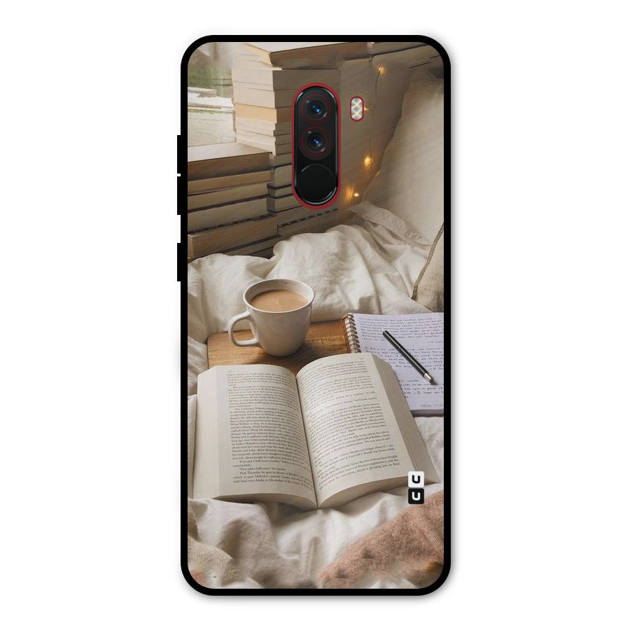 Coffee And Books Metal Back Case for Poco F1