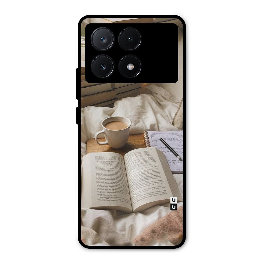 Coffee And Books Metal Back Case for Poco X6 Pro