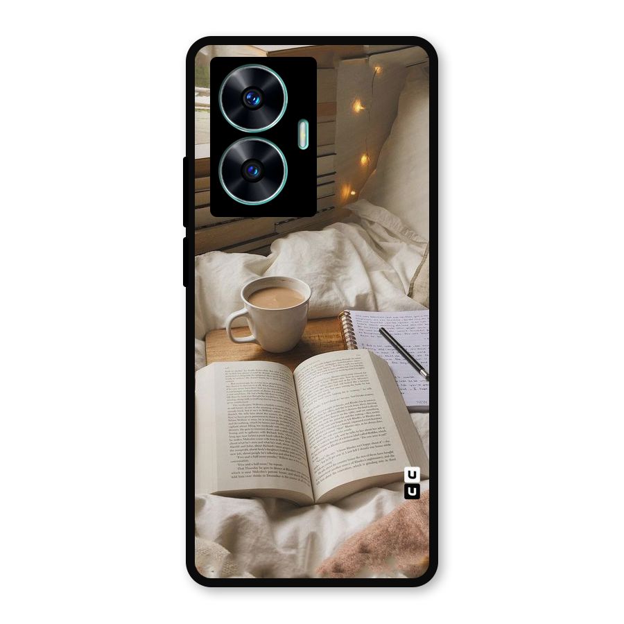 Coffee And Books Metal Back Case for Realme C55