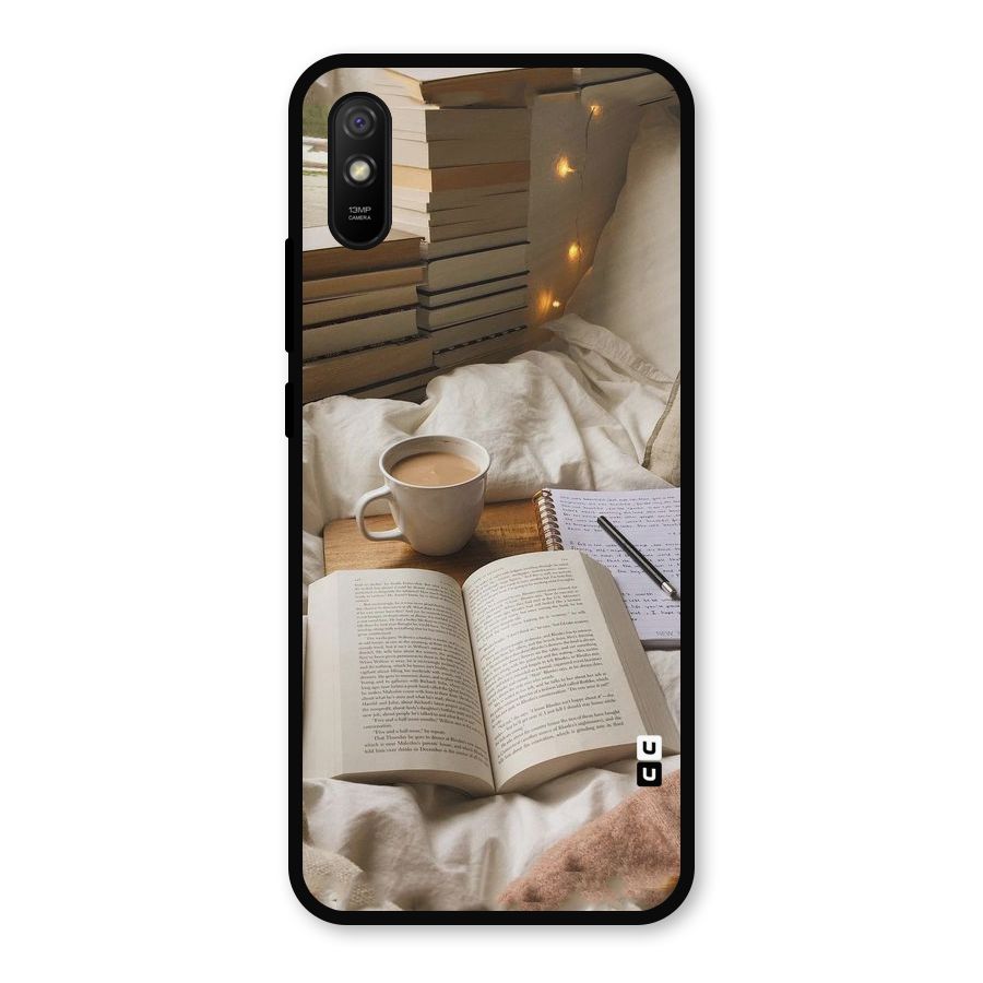 Coffee And Books Metal Back Case for Redmi 9a