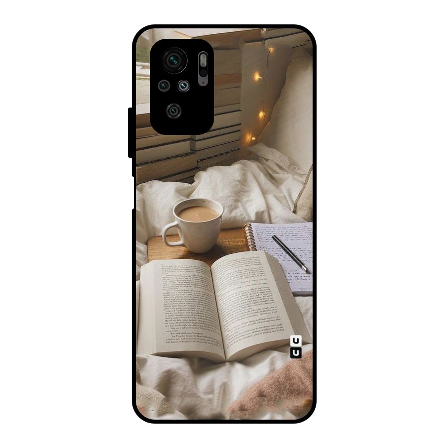 Coffee And Books Metal Back Case for Redmi Note 10
