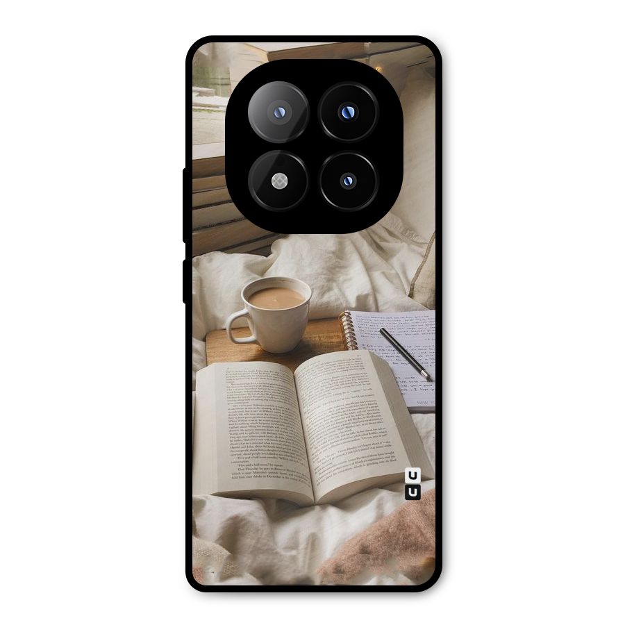 Coffee And Books Metal Back Case for Redmi Note 14 Pro Plus 5G