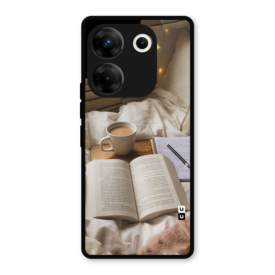 Coffee And Books Metal Back Case for Tecno Camon 20 Pro