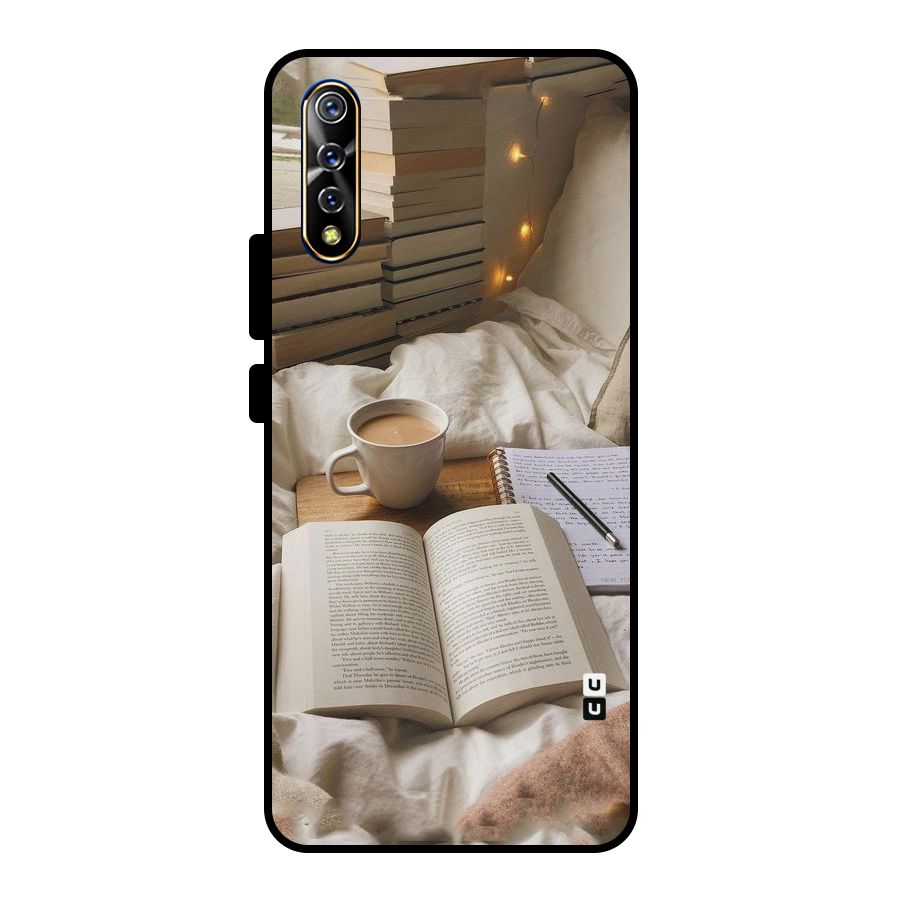 Coffee And Books Metal Back Case for Vivo S1