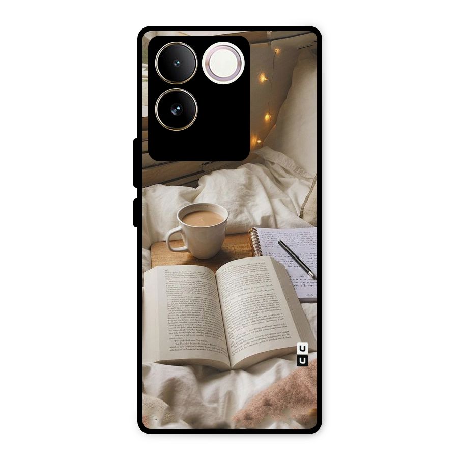 Coffee And Books Metal Back Case for Vivo T2 Pro