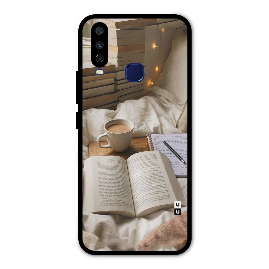Coffee And Books Metal Back Case for Vivo V17