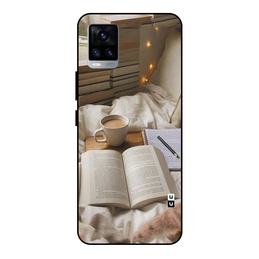 Coffee And Books Metal Back Case for Vivo V20