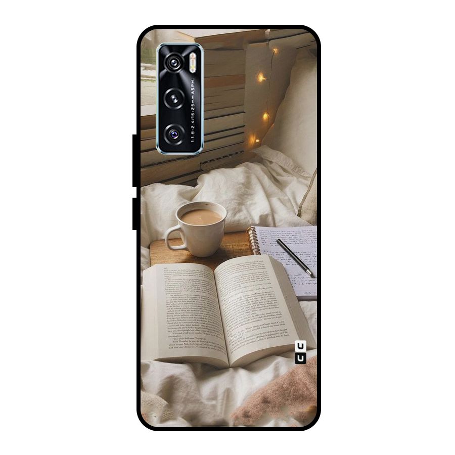 Coffee And Books Metal Back Case for Vivo V20 SE
