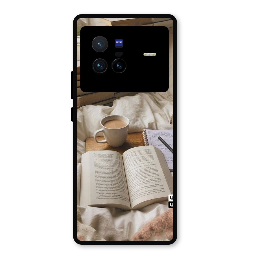 Coffee And Books Metal Back Case for Vivo X80