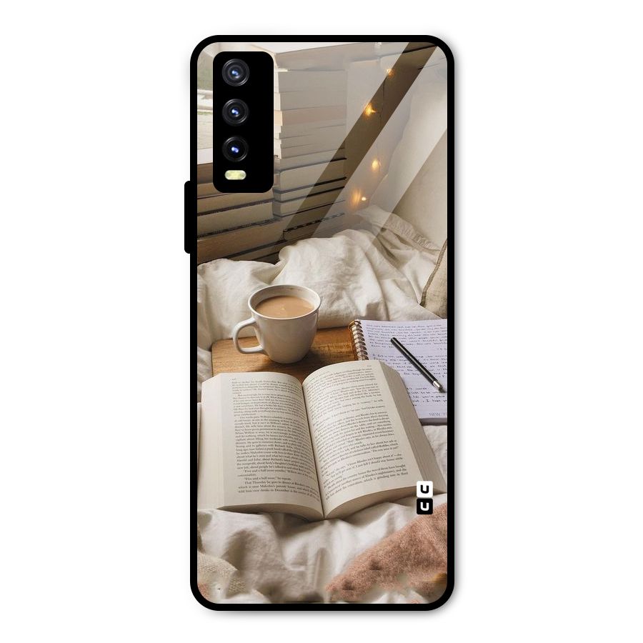 Coffee And Books Metal Back Case for Vivo Y20 2021