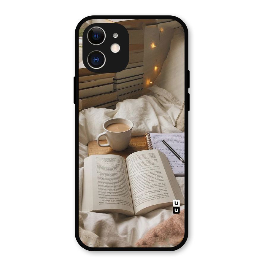 Coffee And Books Metal Back Case for iPhone 12