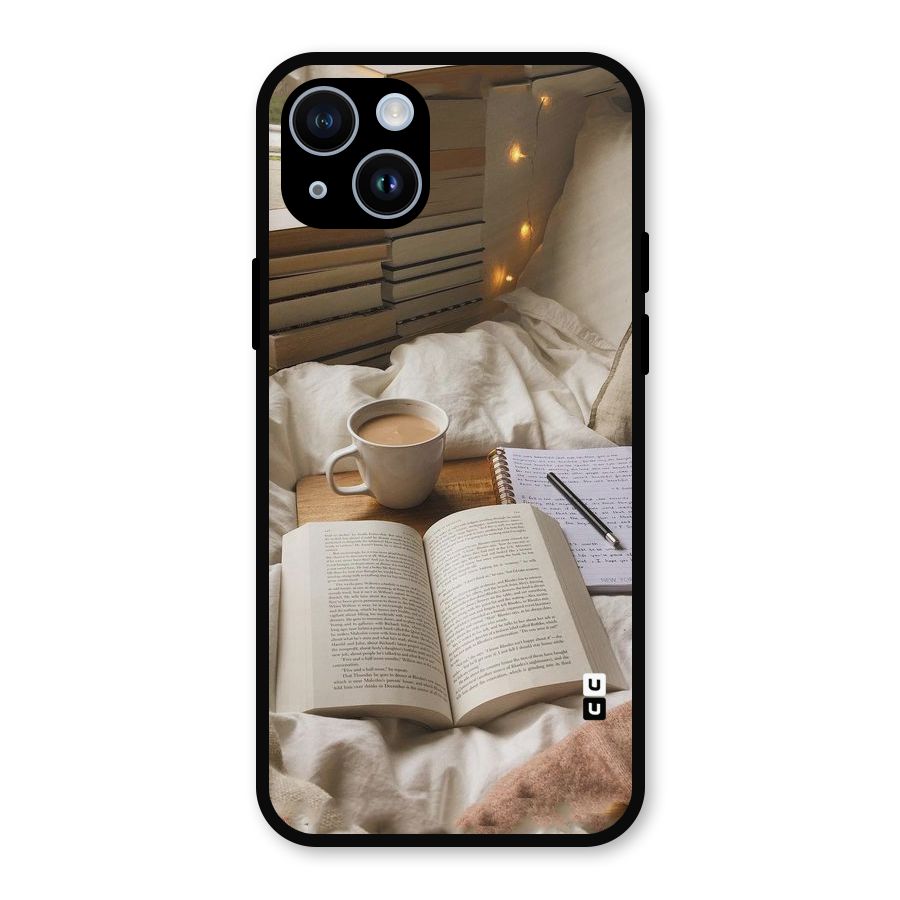 Coffee And Books Metal Back Case for iPhone 14