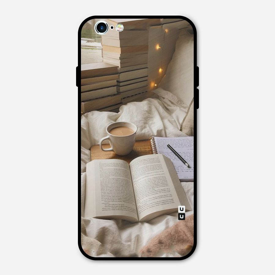 Coffee And Books Metal Back Case for iPhone 6 6s