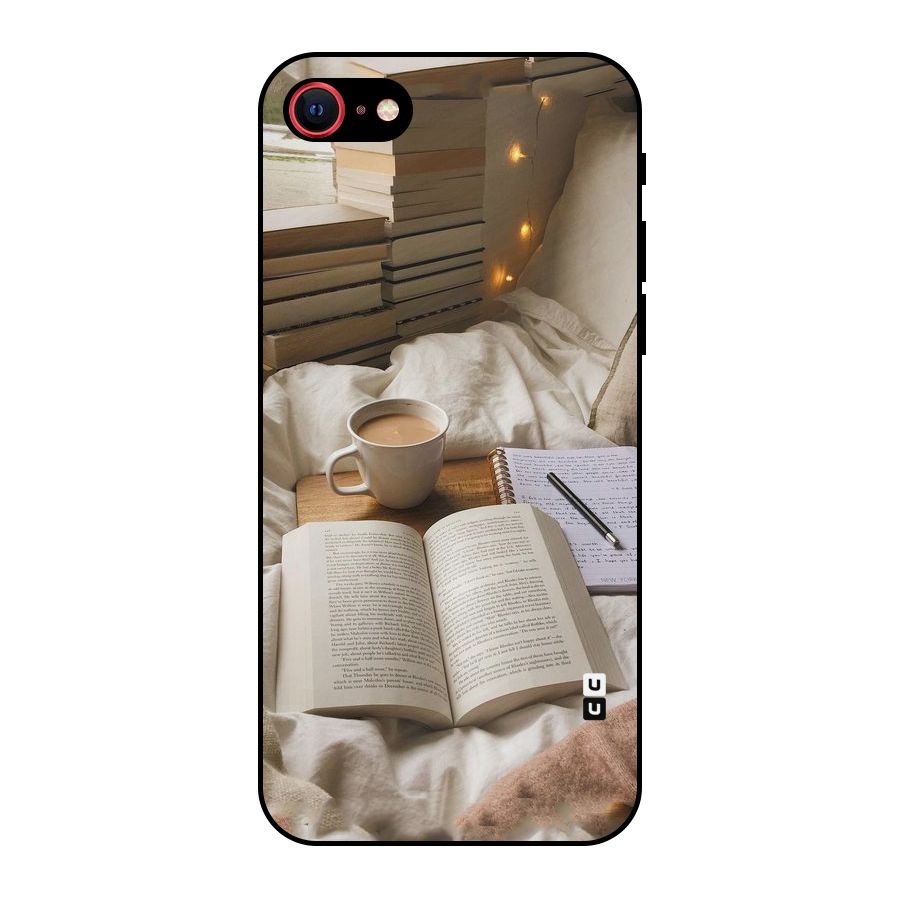 Coffee And Books Metal Back Case for iPhone SE 2022