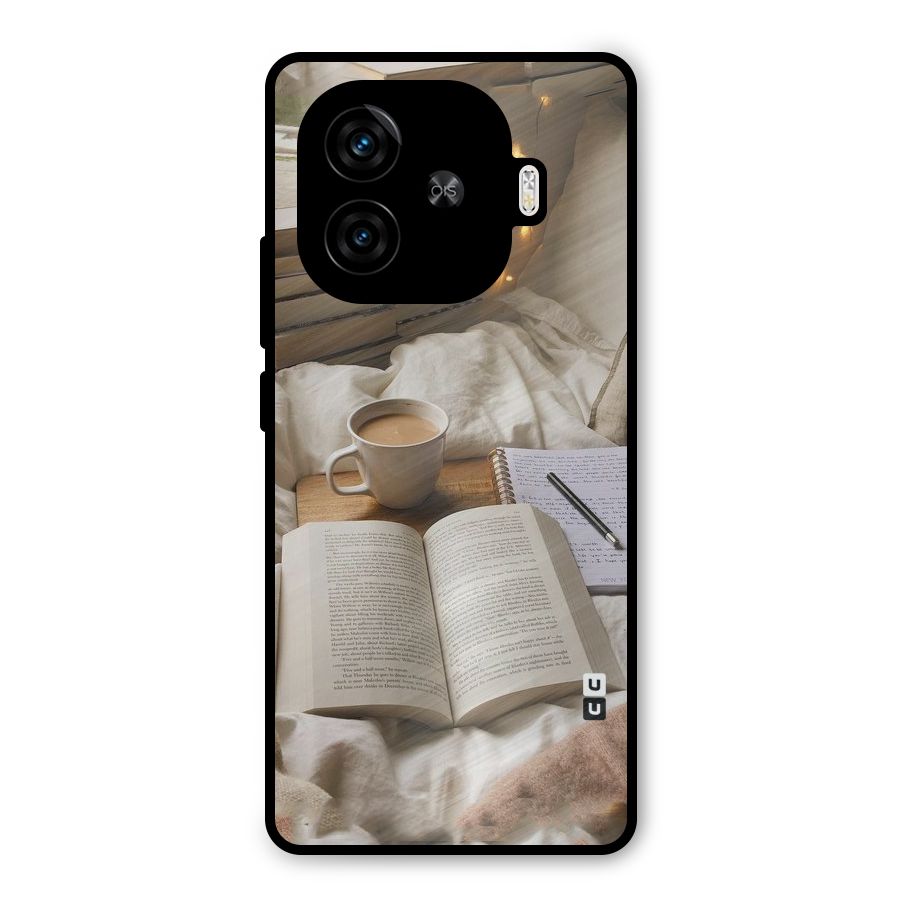 Coffee And Books Metal Back Case for iQOO Z9 Turbo