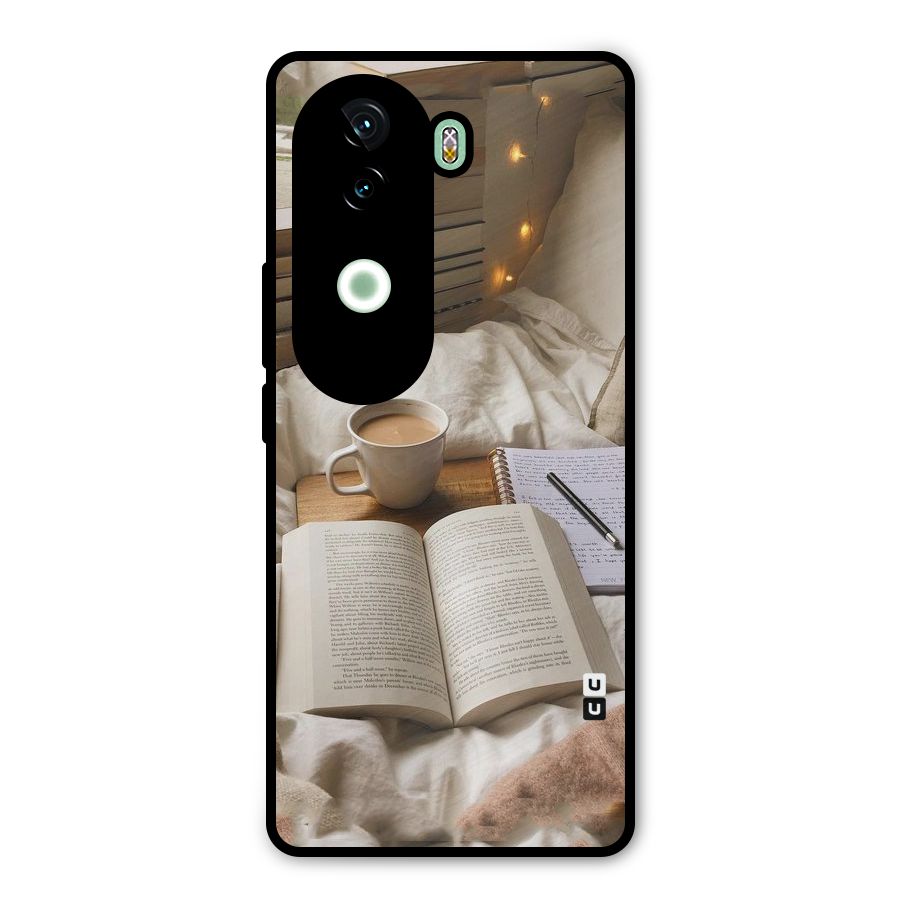 Coffee And Books Metal Back Case for iQOO Z9s
