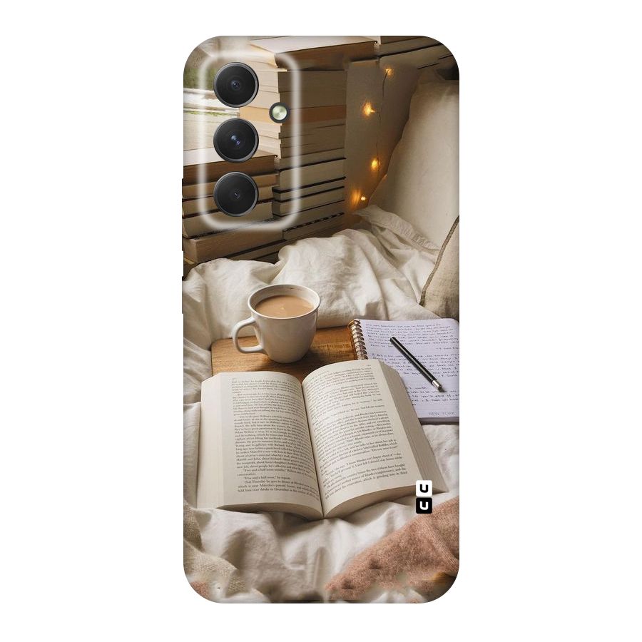Coffee And Books Original Polycarbonate Back Case for Galaxy A54