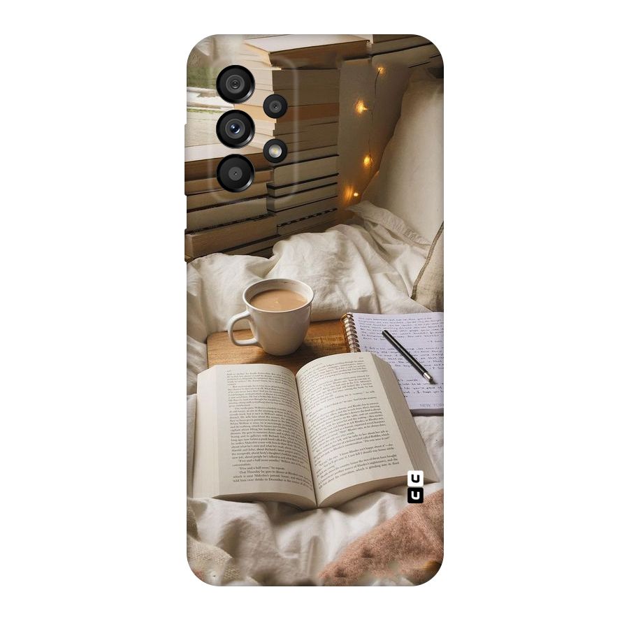 Coffee And Books Original Polycarbonate Back Case for Galaxy A73 5G