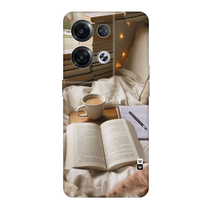 Coffee And Books Original Polycarbonate Back Case for Oppo Reno8 Pro 5G