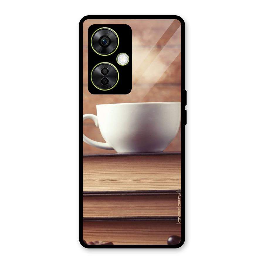 Coffee And Bookworm Glass Back Case for OnePlus Nord CE 3 Lite