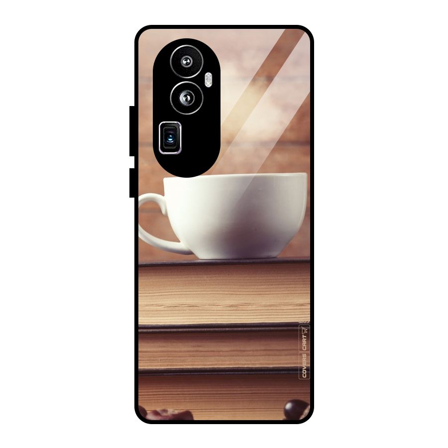 Coffee And Bookworm Glass Back Case for Oppo Reno10 Pro Plus