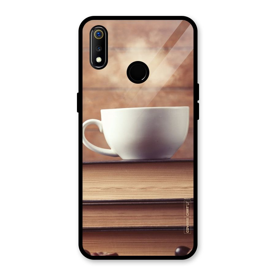 Coffee And Bookworm Glass Back Case for Realme 3i
