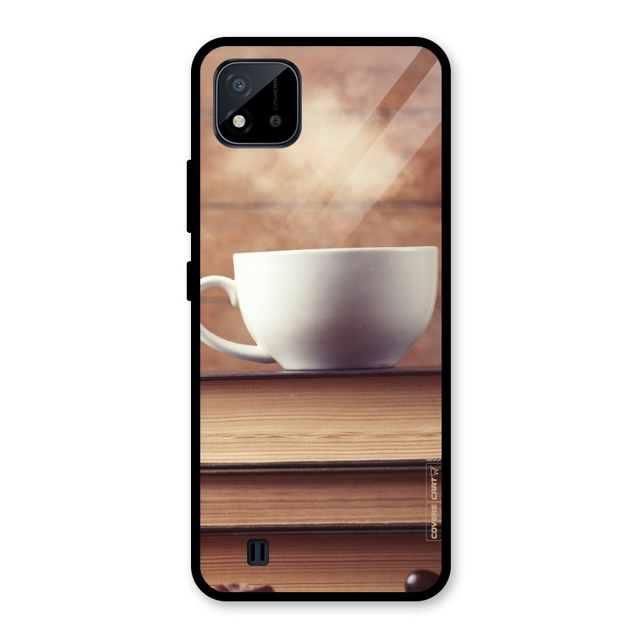 Coffee And Bookworm Glass Back Case for Realme C11 2021