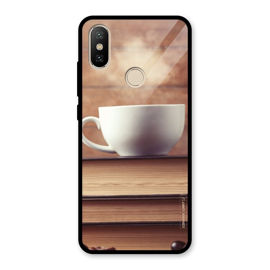 Coffee And Bookworm Glass Back Case for Redmi A2