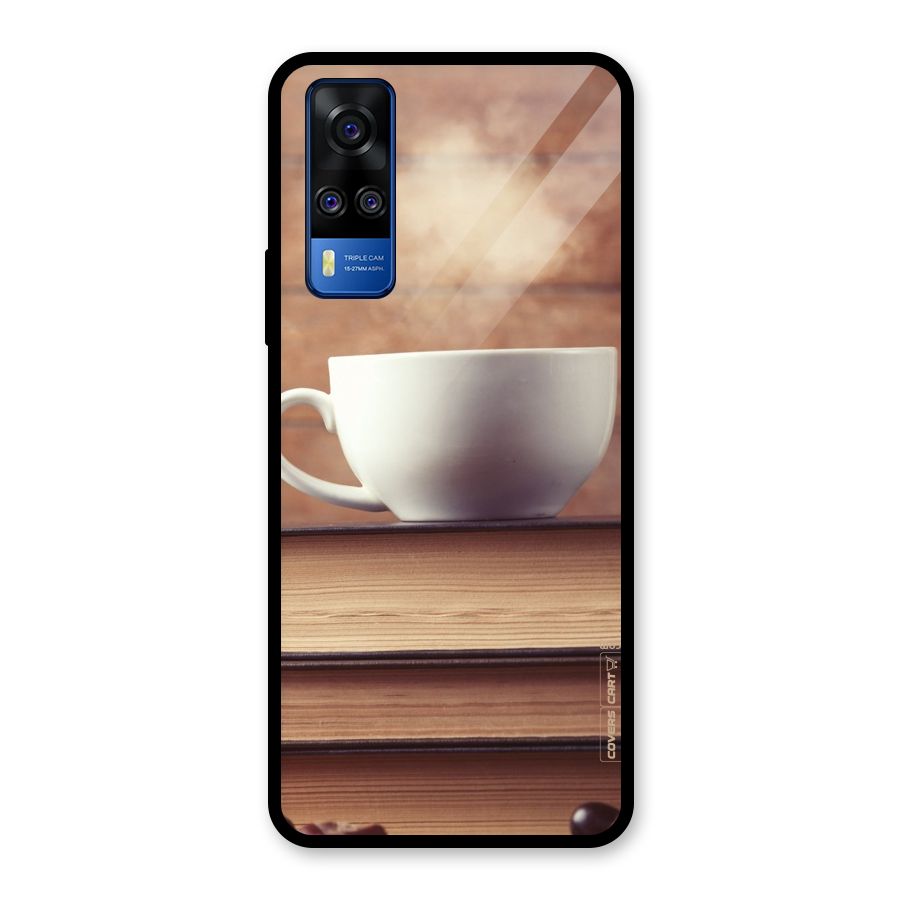 Coffee And Bookworm Glass Back Case for Vivo Y31