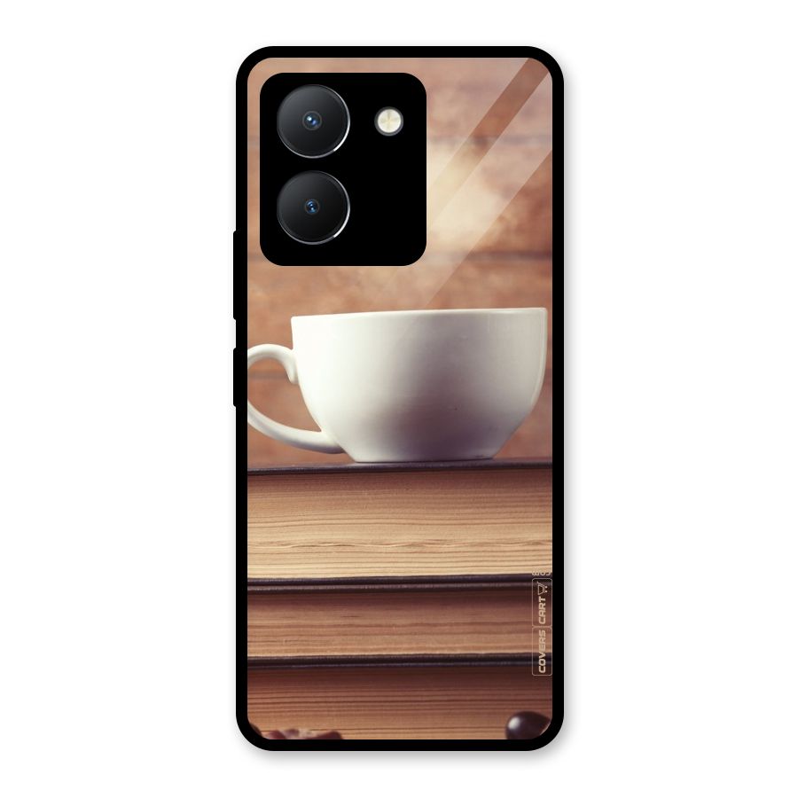 Coffee And Bookworm Glass Back Case for Vivo Y36