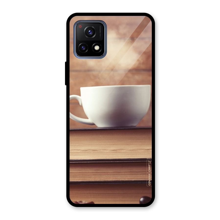 Coffee And Bookworm Glass Back Case for Vivo Y72 5G