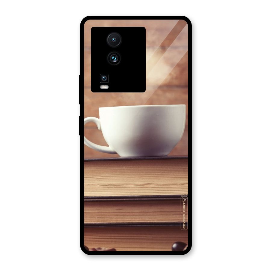 Coffee And Bookworm Glass Back Case for Vivo iQOO Neo 7 Pro