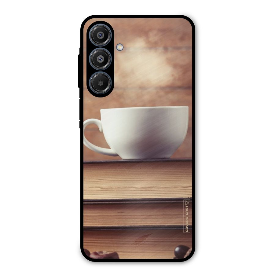 Coffee And Bookworm Metal Back Case for Galaxy A16 5G