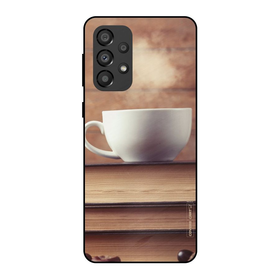 Coffee And Bookworm Metal Back Case for Galaxy A33 5G
