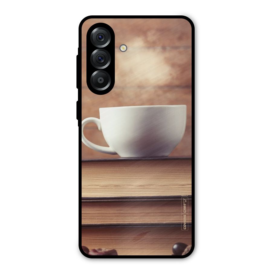Coffee And Bookworm Metal Back Case for Galaxy A56