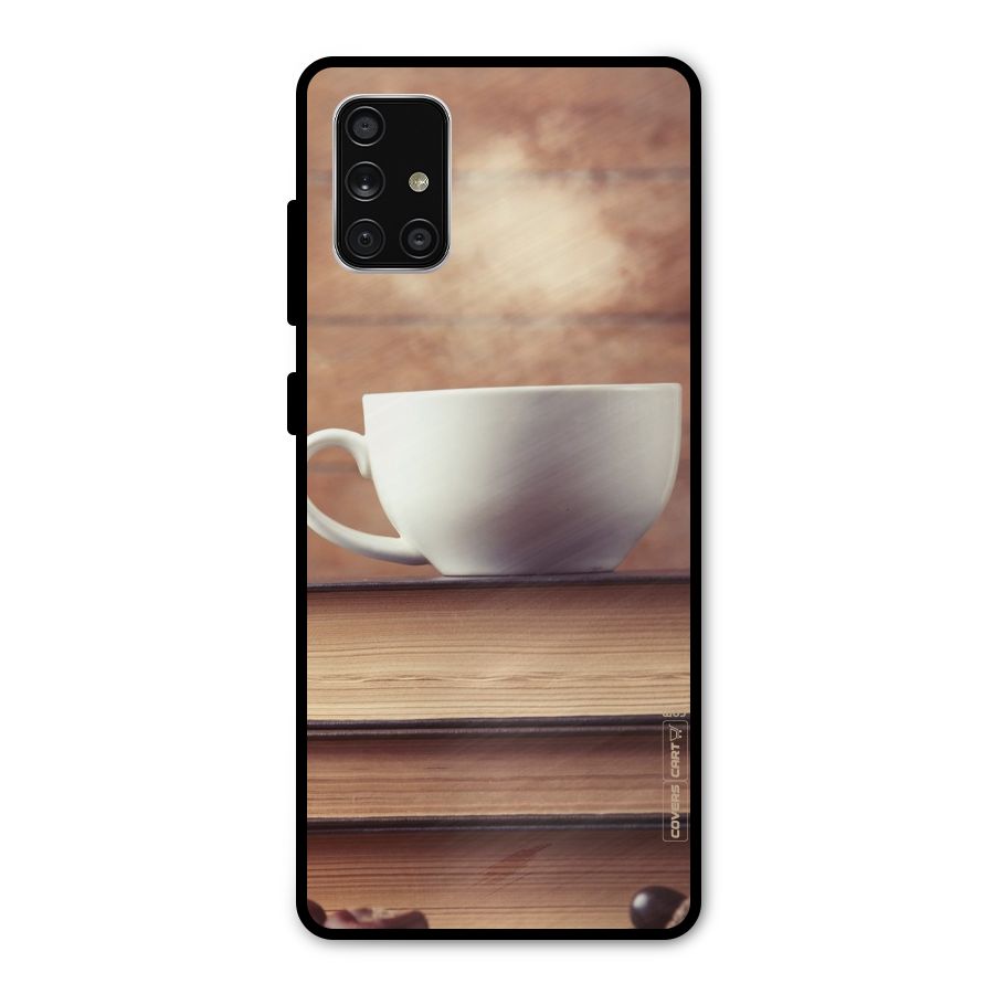 Coffee And Bookworm Metal Back Case for Galaxy A71