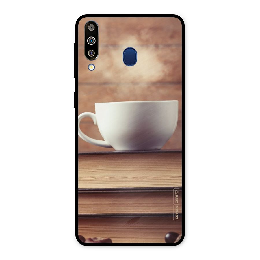 Coffee And Bookworm Metal Back Case for Galaxy M30