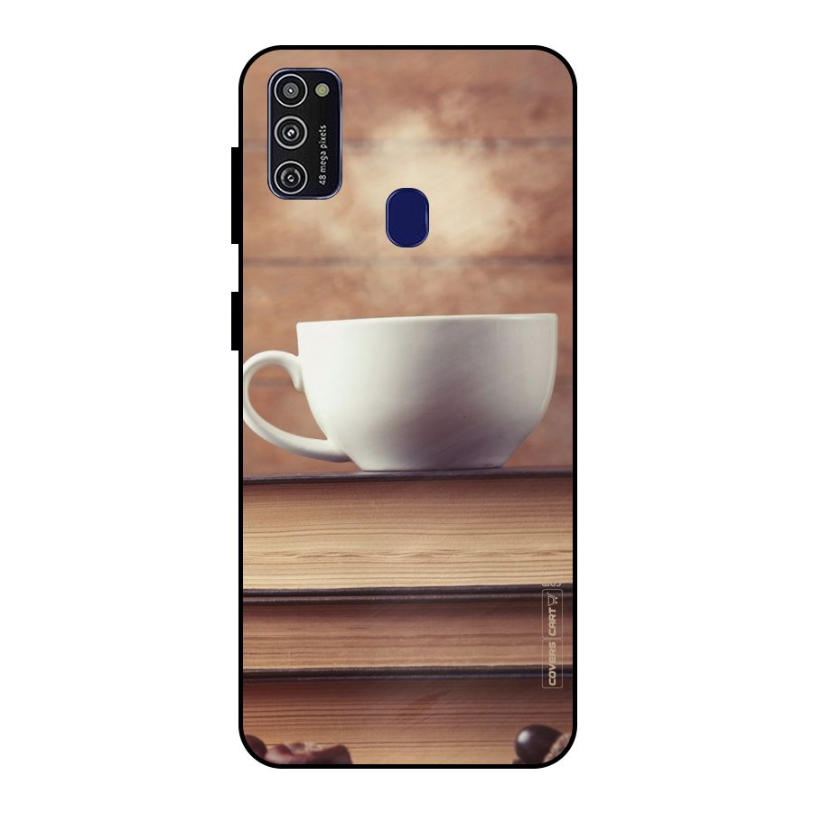 Coffee And Bookworm Metal Back Case for Galaxy M30s