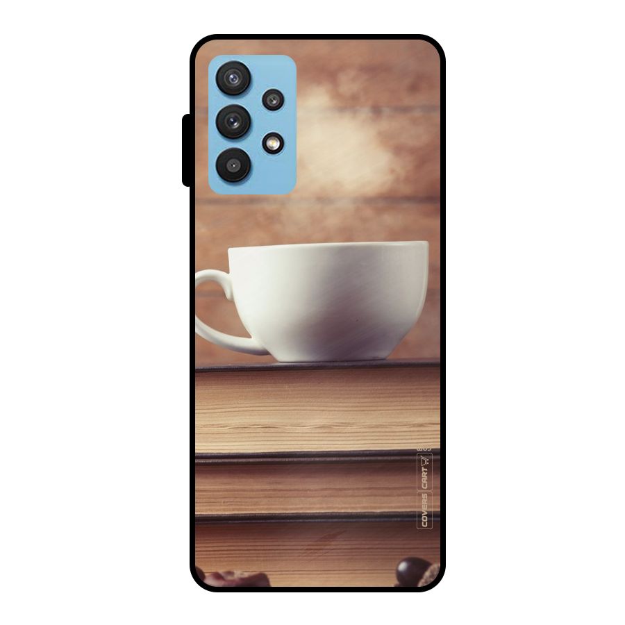 Coffee And Bookworm Metal Back Case for Galaxy M32 5G