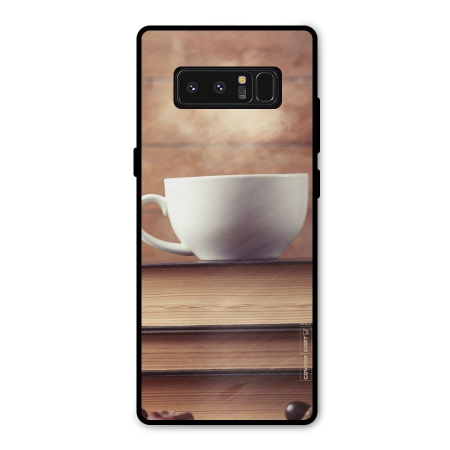 Coffee And Bookworm Metal Back Case for Galaxy Note 8